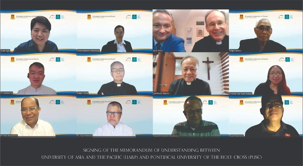 UA&P, Pontifical University of the Holy Cross sign MOU on Church Management program